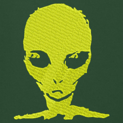 Alien Yellow - Prémiová mikina s kapucí 
