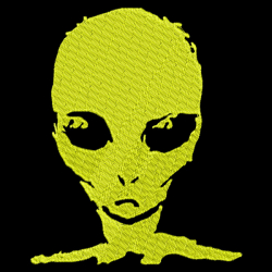 Alien Yellow - Prémiová mikina s kapucí 