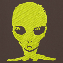 Alien Yellow - Prémiová mikina s kapucí 