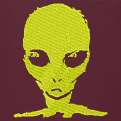 Alien Yellow - Prémiová mikina s kapucí 