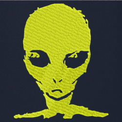 Alien Yellow - Prémiová mikina s kapucí 