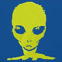 Alien Yellow - Prémiová mikina s kapucí 