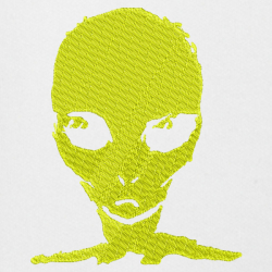 Alien Yellow - Prémiová mikina s kapucí 