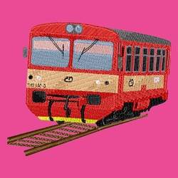 Locomotive 810 - Large Elegant drawstring bag with embroidery