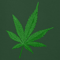 Marihuana - Prémiová unisex mikina s kapucí 