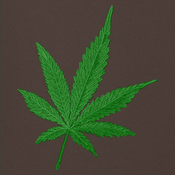 Marihuana - Prémiová unisex mikina s kapucí 