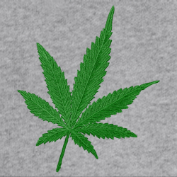 Marihuana - Prémiová unisex mikina s kapucí 