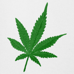 Marihuana - Prémiová unisex mikina s kapucí 