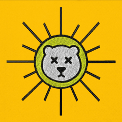 Bear Sun - Prémiová mikina s kapucí