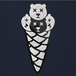 Bears Ice cream - Prémiová mikina s kapucí