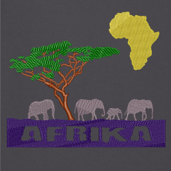 Slon Afrika - Prémiová mikina s kapucí