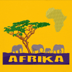 Slon Afrika - Prémiová mikina s kapucí