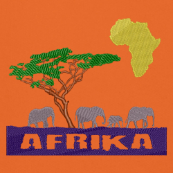 Slon Afrika - Prémiová mikina s kapucí