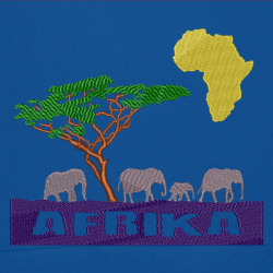 Slon Afrika - Prémiová mikina s kapucí
