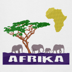 Slon Afrika - Prémiová mikina s kapucí
