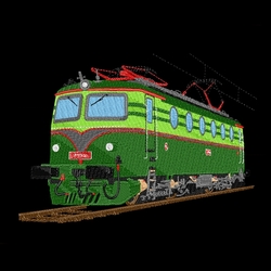 Locomotive " Bobina" E499 085 - Modern T-shirt with short sleeves and embroidery  - kopie - kopie