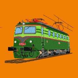 Locomotive E499 085  "Bobina" - Large Elegant drawstring bag with embroidery