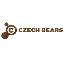 Prémiová unisex mikina s kapucí a klokaní kapsou a s výšivkou Czech Bears