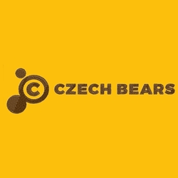 Czech Bears - Premium unisex hooded sweatshirt with kangaroo pocket and embroidery 