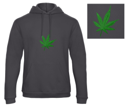 Marihuana - Prémiová unisex mikina s kapucí 