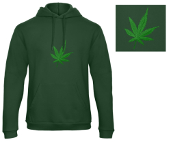 Marihuana - Prémiová unisex mikina s kapucí 