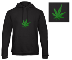 Marihuana - Prémiová unisex mikina s kapucí 