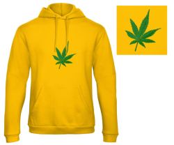 Marihuana - Prémiová unisex mikina s kapucí 