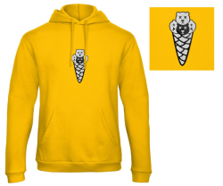 Bears Ice cream - Prémiová mikina s kapucí