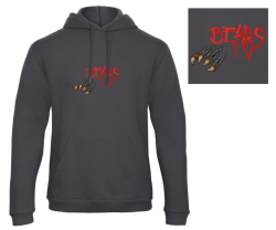 Medvědí drápy Red  - Prémiová mikina s kapucí