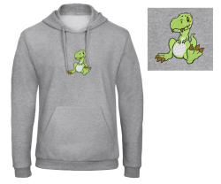 T-Rex - Prémiová mikina s kapucí