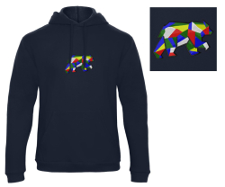 Bear Geom - Prémiová mikina s kapucí