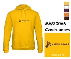 Czech Bears - Premium unisex hooded sweatshirt with kangaroo pocket and embroidery 