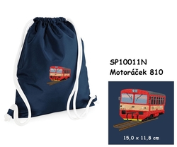 Locomotive 810 - Large Elegant drawstring bag with embroidery