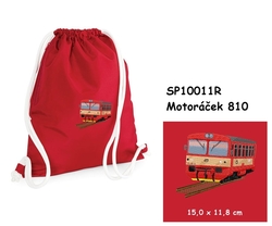 Locomotive 810 - Large Elegant drawstring bag with embroidery