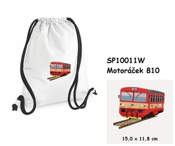 Locomotive 810 - Large Elegant drawstring bag with embroidery