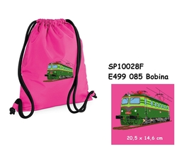 Locomotive E499 085  "Bobina" - Large Elegant drawstring bag with embroidery - kopie