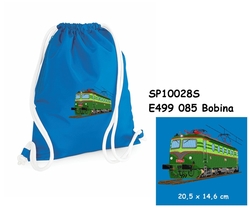 Locomotive E499 085  "Bobina" - Large Elegant drawstring bag with embroidery - kopie