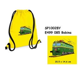 Locomotive E499 085  "Bobina" - Large Elegant drawstring bag with embroidery - kopie