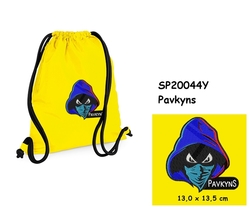 Streamer Pavkyns - Large Elegant drawstring bag with embroidery - kopie