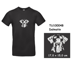 Dalmatian - Modern T-shirt with short sleeves and embroidery 