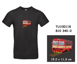 Locomotive 810 340-0 - Modern T-shirt with short sleeves and embroidery  - kopie