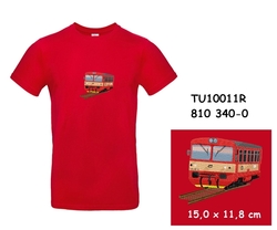 Locomotive 810 340-0 - Modern T-shirt with short sleeves and embroidery  - kopie